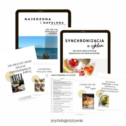 PAKIET E-BOOKÓW "Najedzona i Napalona" oraz "Synchronizacja z cyklem"